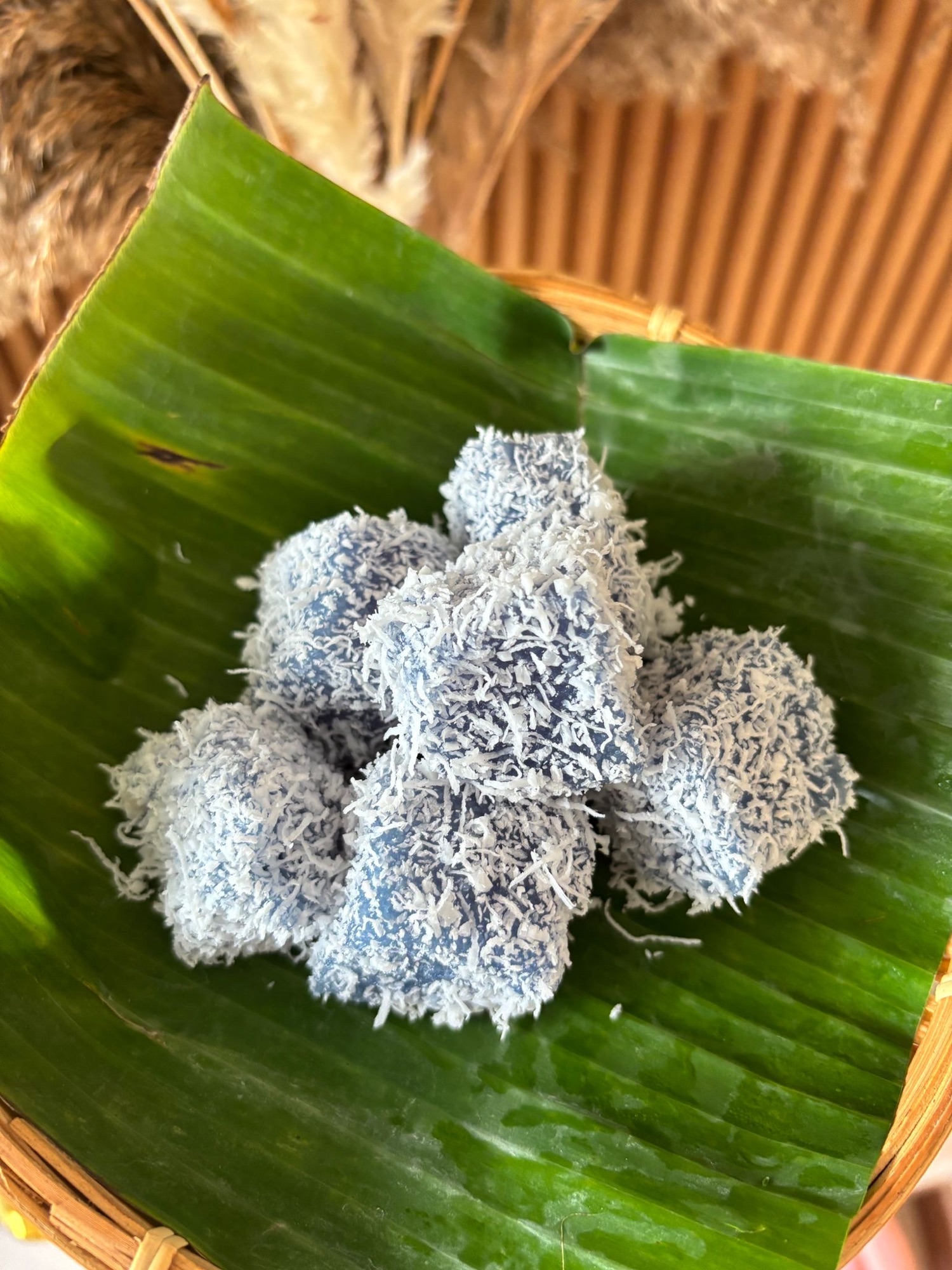 Butterfly Blue Pea Flower Ubi Kayu kueh